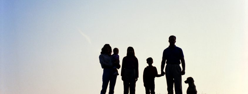 Family and Dog